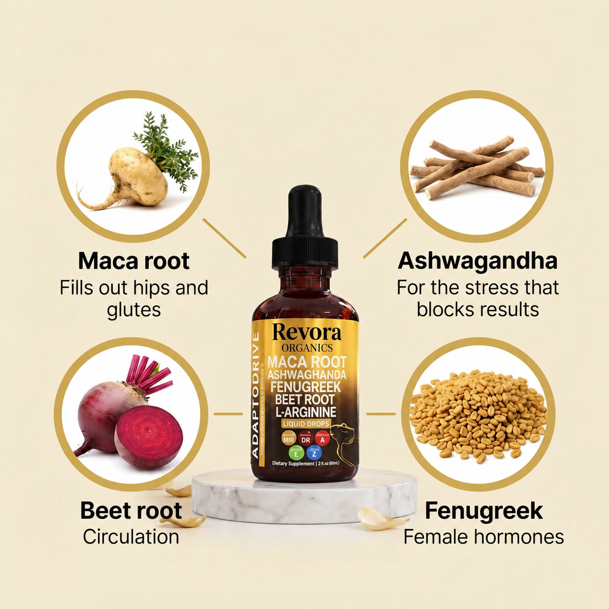 Liquid Maca Root – Hips & Glute Curve Support